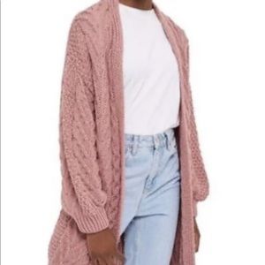 Oversized pink TopShop women’s sweater US size 8
